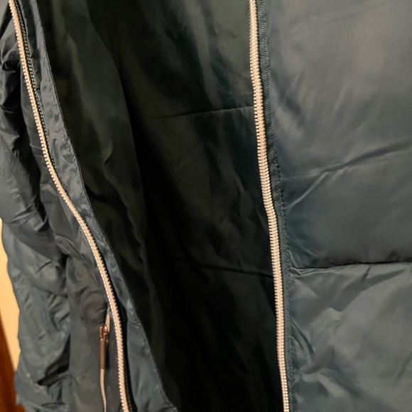 Time and Tru Dark Teal Puffer Jacket winter S - Picture 4 of 5